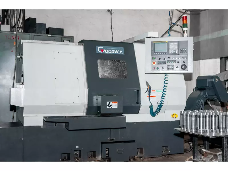 GS-280 - Max Swing Diameter: Ø 650 mm; Max Turning Diameter:  Ø 420 mm; Max Turning Length: 534mm; Bar Capacity:  Ø 75 mm ;.webp